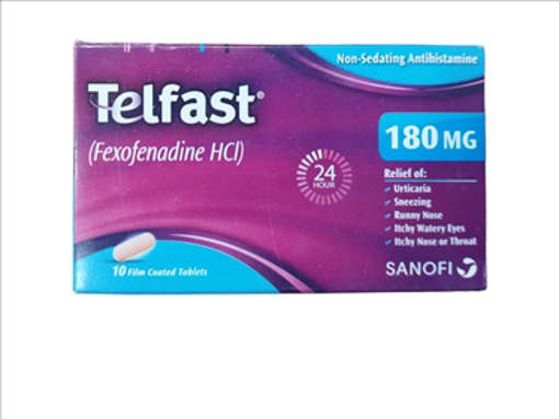 Picture of Telfast 180mg Tab 1x10s